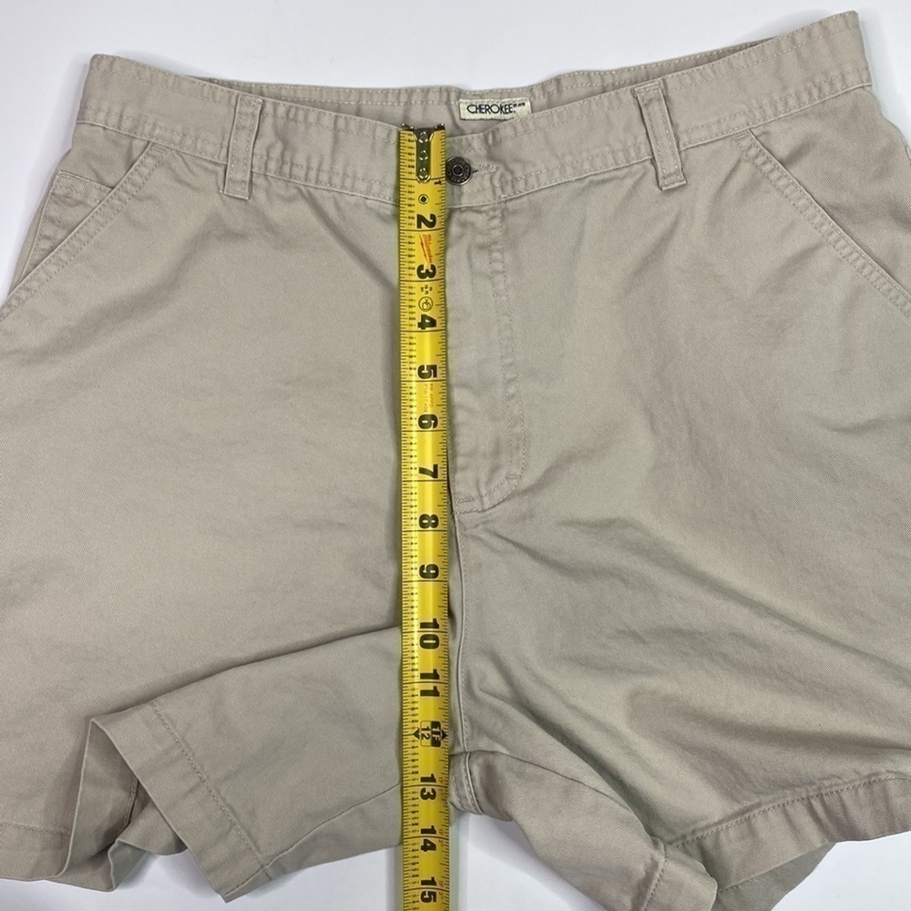 Vintage Cherokee Khaki Carpenter Shorts Size 14 - Picture 4 of 7